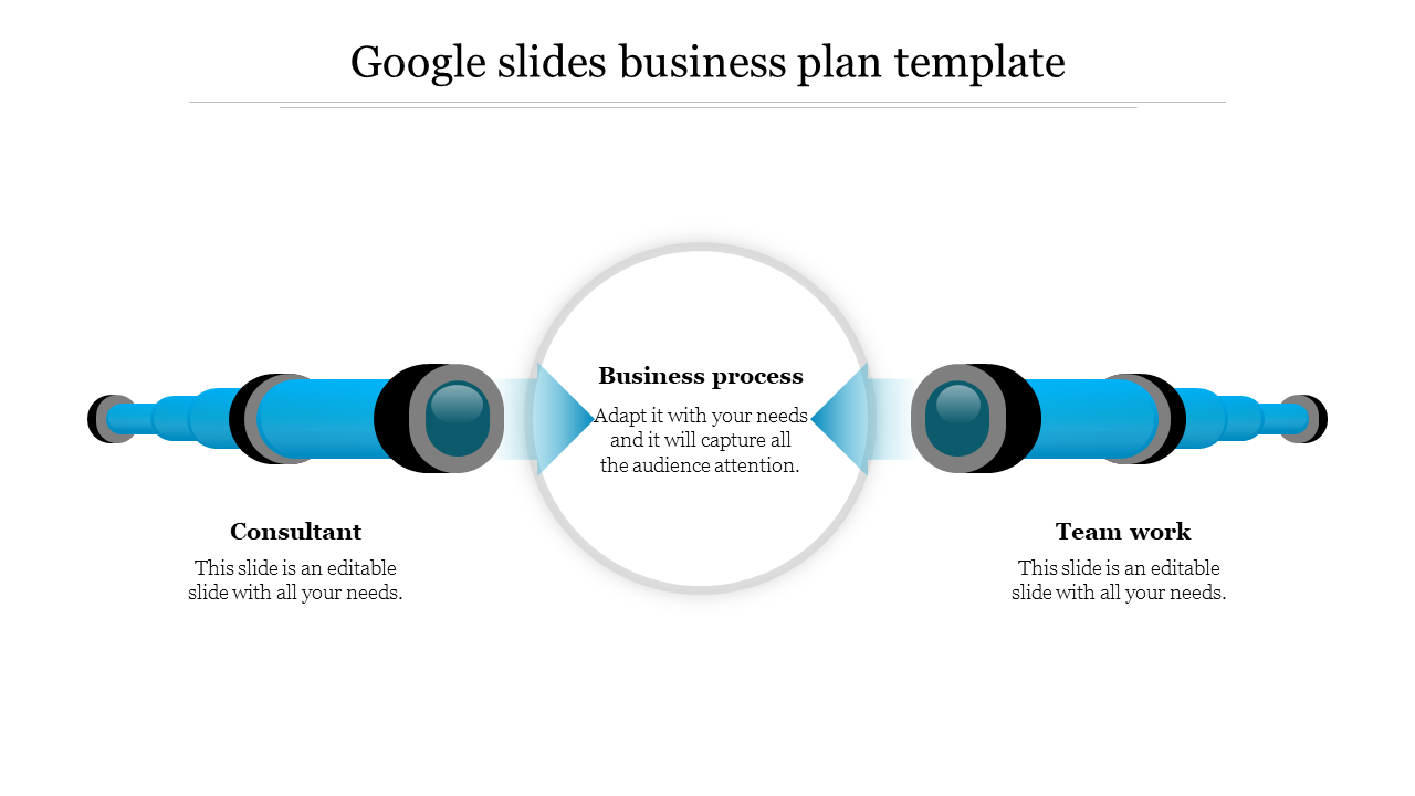 Creative google slides business plan template